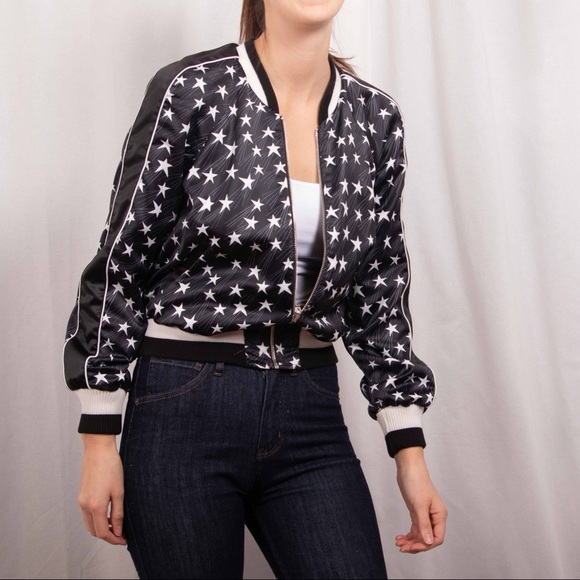 Bebe Black and White Reversible Jacket - Picture 3 of 12